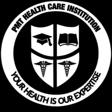 PMT Health Care Institution circular badge logo