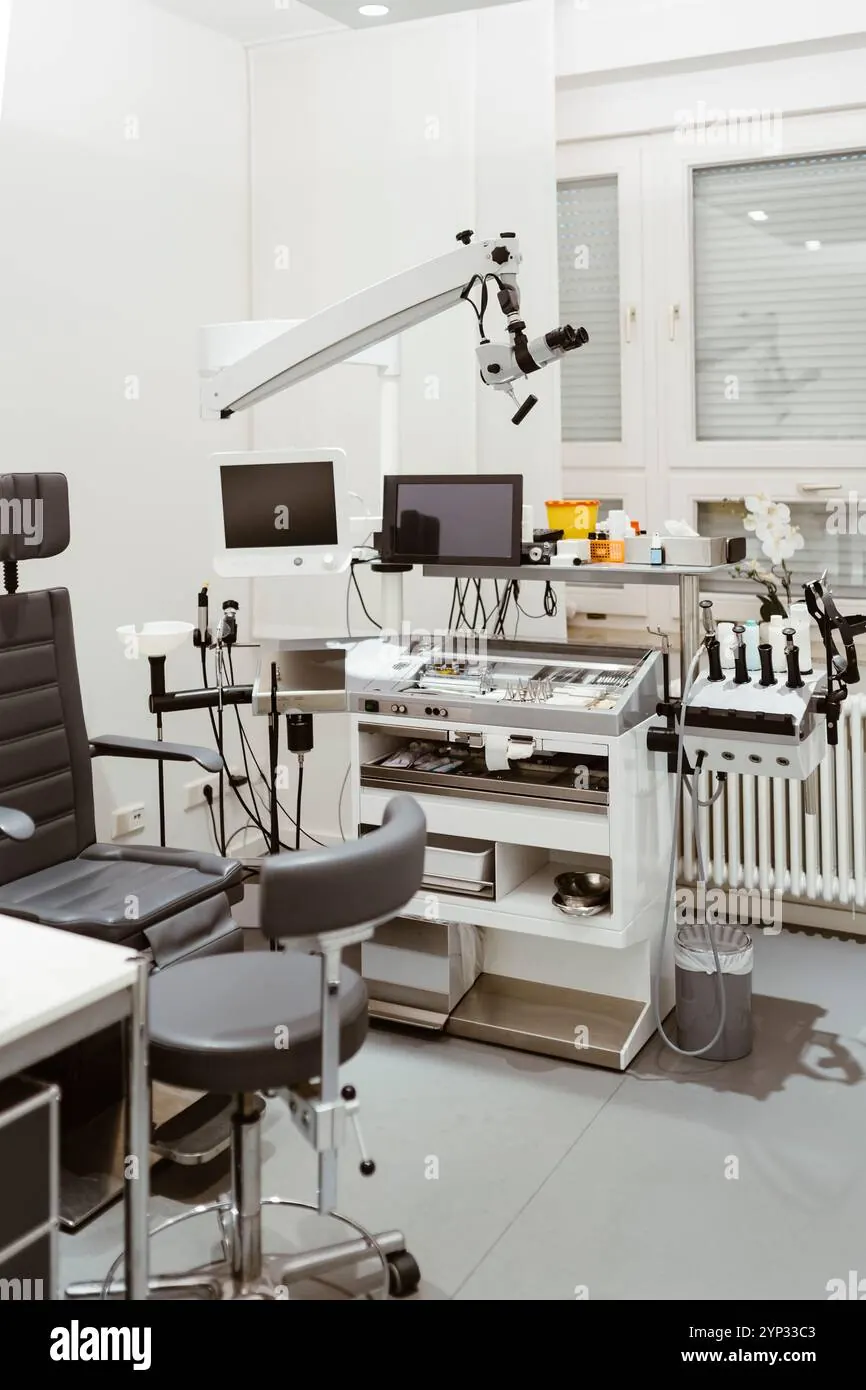 Modern hospital ward interior.