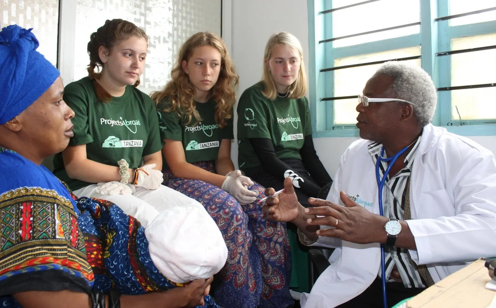 Nursing student in clinical placement in a hospital ward.